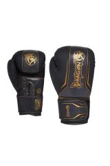 Dragon Legacy Boks Kıck Boks Muay Thai Eldiveni Double dişlik ve beyaz bandajlı 3lü set Gifttoom