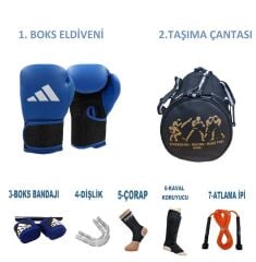 ADİDAS Boks Sporcu Çantalı antrenman Seti Boxing, Adidas Adih25 Boks Eldiveni ve Ekipmanı, Gifttoom.