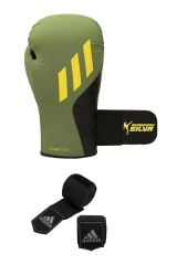 Adidas SilvaTilt 150 Boks Eldiveni Silva150tg Özel Seri Boks Eldiveni ve Adidas 3,5 Metre Bandajlı set