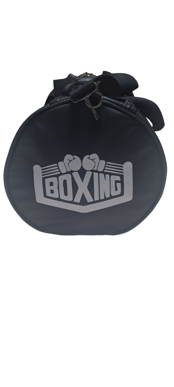 Unisex  Boks Çantası Önü Fermuarlı Uzun Askılı Seyahat Gym Fitness Spor Çantası