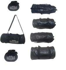 Unisex  Boks Çantası Önü Fermuarlı Uzun Askılı Seyahat Gym Fitness Spor Çantası