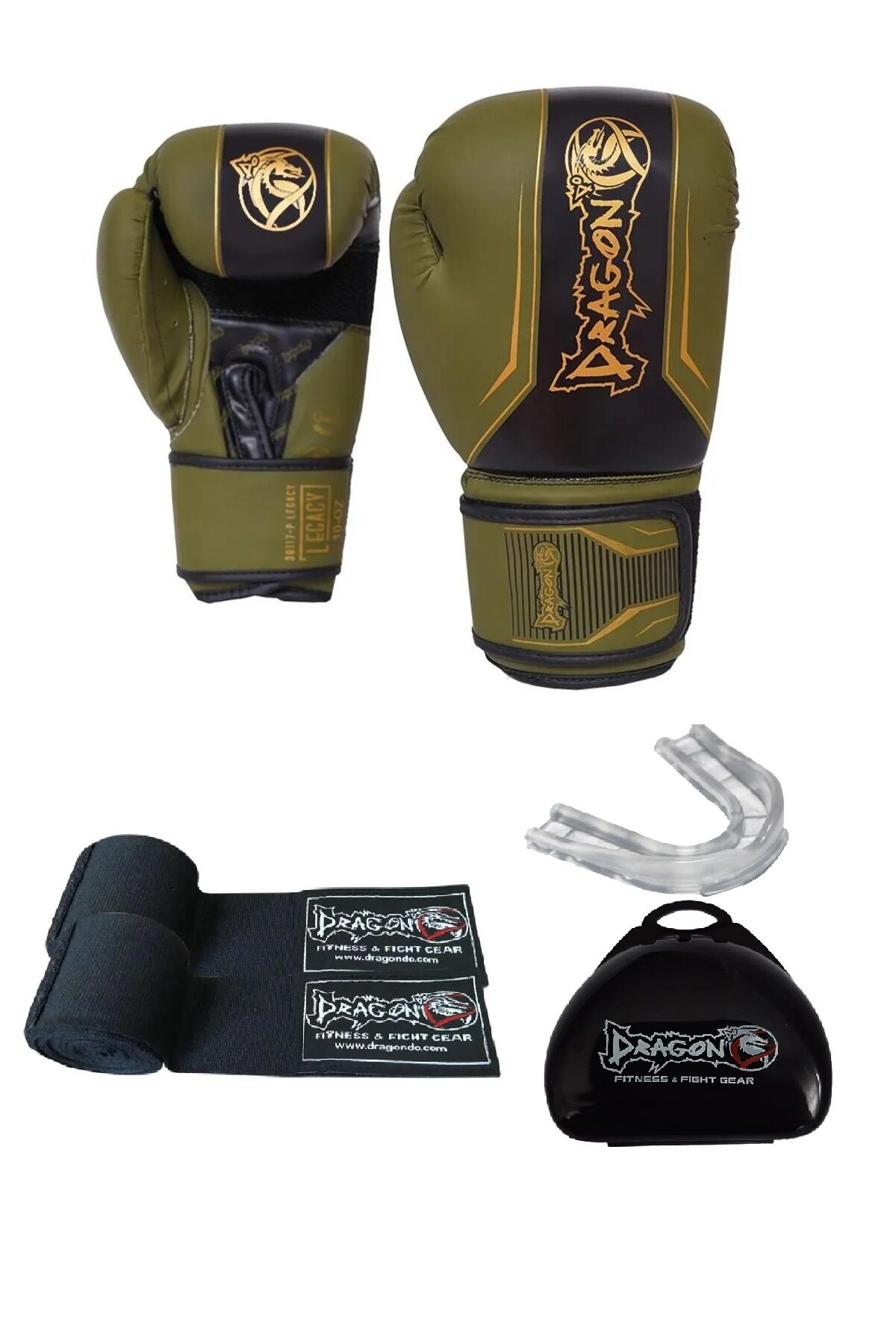 Dragon Legacy Boks Eldiveni Kickboks MuayThai Müsabaka Antreman dragon boks eldiveni 3'li Set