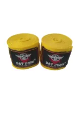 Bat2000 Bat 2000 Boks Bandajı Boks Kick Boks Muay Thai Bandaj 3,5 Metre sarı