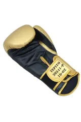 Dragon Tepito Boks Eldiveni Muay Thai- Kick Boks Eldiveni Altın Siyah