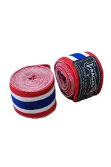 Dragon Thailand Bayraklı 3,5 Metre Elastik Bandaj Boks Bandajı Muay Thai Bandajı Kick Boks B
