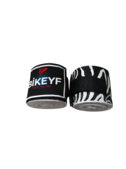 Bikeyf Zebra desen Baskılı Boks Bandajı, El Sargısı, Elastik Bandaj, Gifttoom