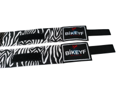 Bikeyf Zebra desen Baskılı Boks Bandajı, El Sargısı, Elastik Bandaj, Gifttoom
