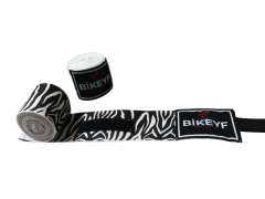 Bikeyf Zebra desen Baskılı Boks Bandajı, El Sargısı, Elastik Bandaj, Gifttoom