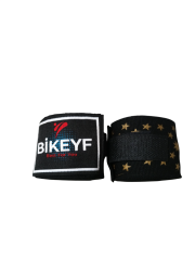 Bikeyf Yıldız desen Baskılı Boks Bandajı, El Sargısı, Elastik Bandaj, Gifttoom