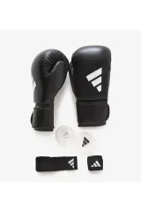 Adidas ADIBKIT01S Boks Eldiveni Set Eldiven Bandaj Dişlik Boks Seti 8 oz
