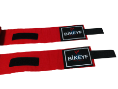 Bikeyf  Kırmızı Renk Boks Bandajı, El Sargısı, Elastik Bandaj, Gifttoom