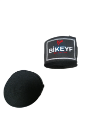Bikeyf  Siyah Renk Boks Bandajı, El Sargısı, Elastik Bandaj, Gifttoom
