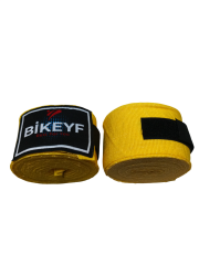 Bikeyf  Sarı Renk Boks Bandajı, El Sargısı, Elastik Bandaj, Gifttoom