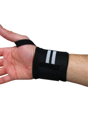 Bikeyf Fitness, Halter Ağırlık Bilek Bandajı, El Bilek Bandı, Gifttoom (Beyaz)