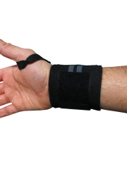 Bikeyf Fitness, Halter Ağırlık Bilek Bandajı, El Bilek Bandı, Gifttoom (Gri)