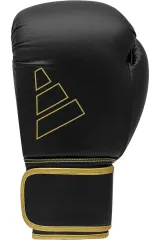 Adidas ADIH80 Hybrid 80 Boks Eldiveni Kick Boks Eldiveni Siyah Altın 14 oz