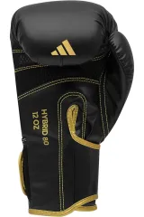 Adidas ADIH80 Hybrid 80 Boks Eldiveni Kick Boks Eldiveni Siyah Altın 14 oz
