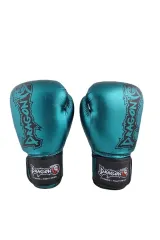 Dragon Favela Boks Eldiveni, Muay Thai Boxing Gloves bTurkuaz Ve 3,5 Metre Elastik Bandaj