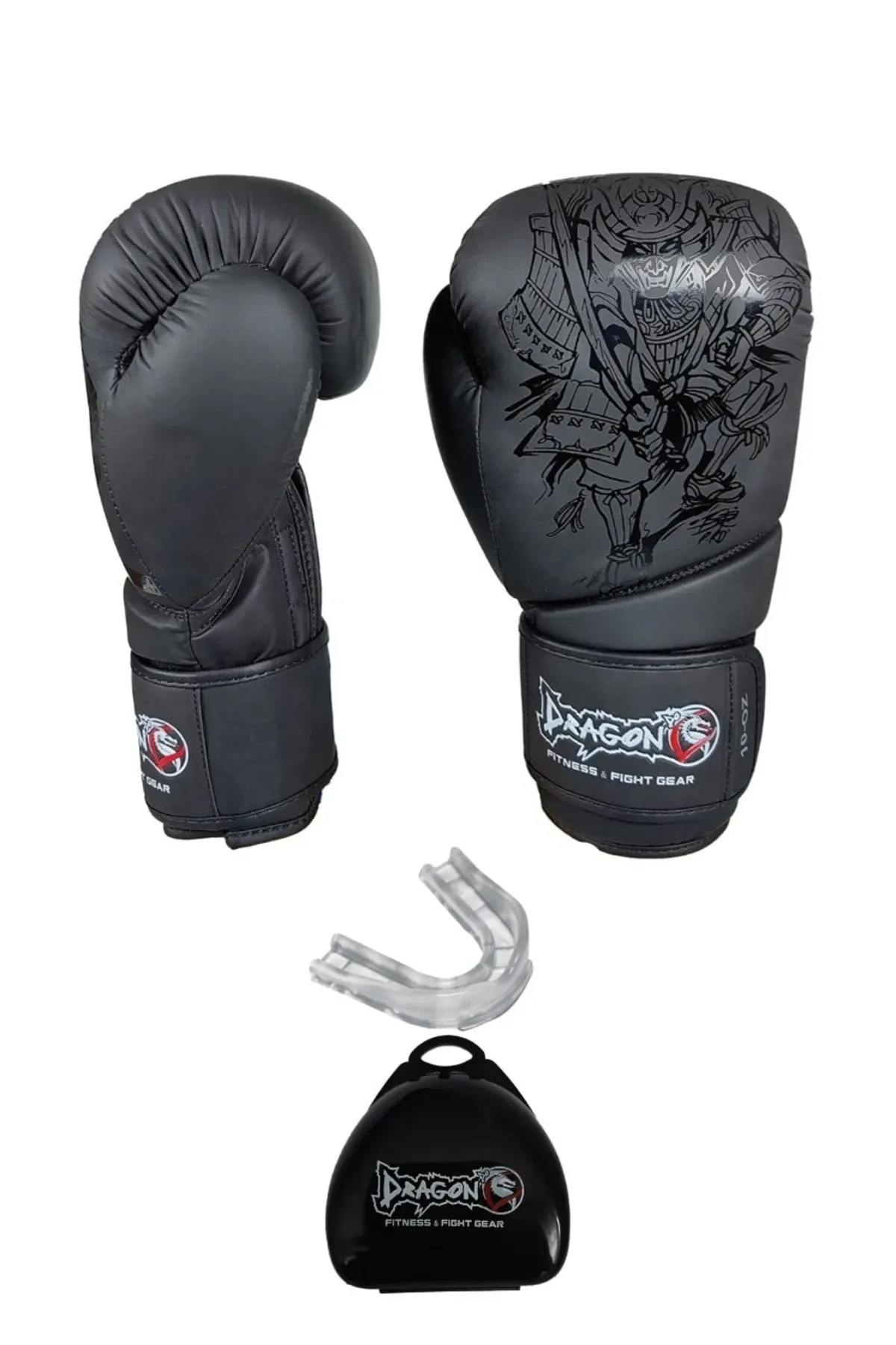 Dragon Yakuza Boks Eldiveni Ve Kutulu Şeffaf Boks Dişliği
