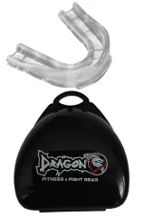 Dragon Siyah Yakuza Boks Eldiveni Whiteface Boks Bandajı ve Dişlik 3’lü Set Suni Deri