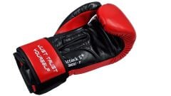 Attack 5 + Kırmızı Boks Eldiveni Kick Boks Muay Thai Eldiveni 3'lü Set ve Eldiven Taşıma Çantalı