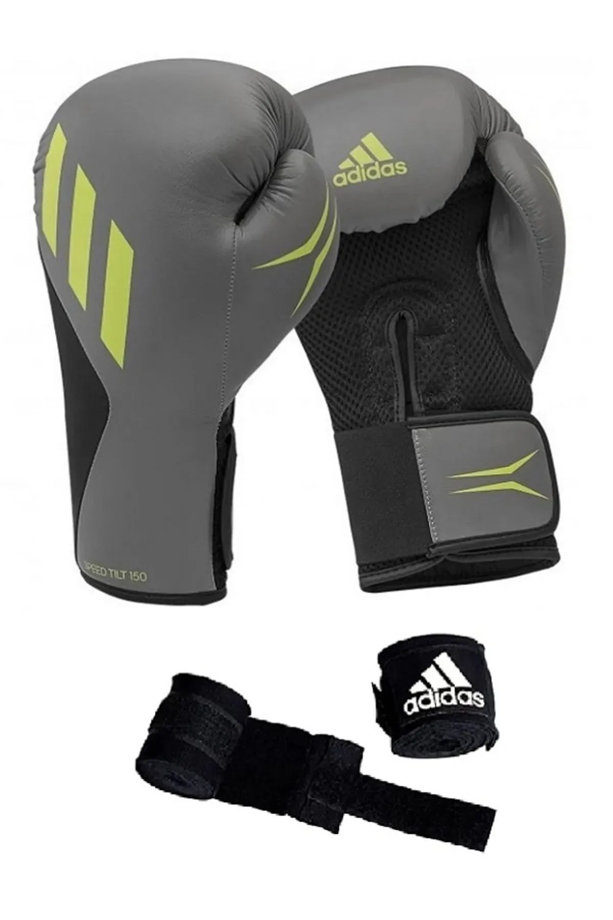 adidas Deri Spd150tg Speed Tilt150 Boks Eldiveni Boxing Ve Bandaj Gri