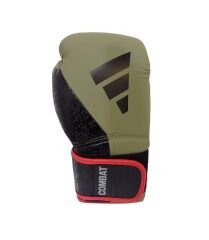 Adidas Combat 50 Haki Boks Eldiveni Kick Boks Muay Thai Eldiveni 3'lü Set ve Eldiven Taşıma Çantalı