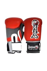 Dragon ifma Onaylı Deri Muay Thai Boks Eldiveni kırmızı