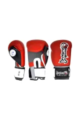 Dragon ifma Onaylı Deri Muay Thai Boks Eldiveni kırmızı