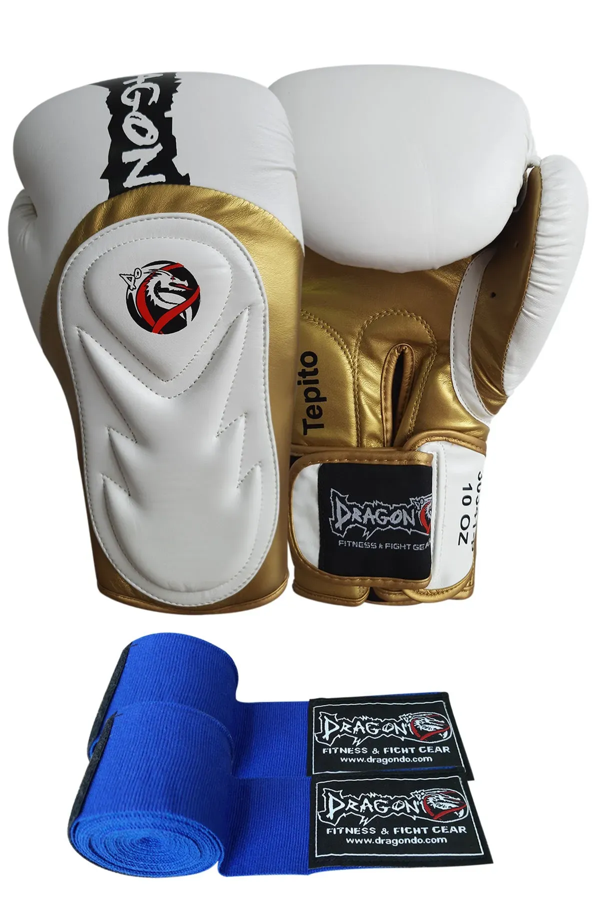 Dragon Tepito Boks Eldiveni Ve Mavi Bandaj. 2'li Set gifttoom