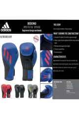 Adidas Mavi Spd150tg Speed Tilt150 Boks Eldiveni Boxing Gloves Deri
