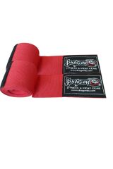 Dragon Attack 5 Plus Boks Eldiveni ve Boks Bandajı Kırmızı set