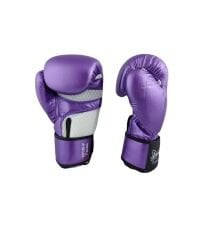 Dragon Favela Boks Eldiveni, Muay Thai Boxing Gloves Bandaj ve Dişlikli 3lü set Dragon Boks Eldiveni mor