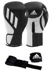 Adidas Speed Tilt250 Boks Eldiveni Spd250tg Boxing Gloves Ve Adidas Bandaj siyah