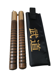 A³Store Spor Nunçhaku (Mınçıka) Yüksek Kaliteli Ahşap Nançaku, Mınçıka , Çantalı set Koyu ceviz