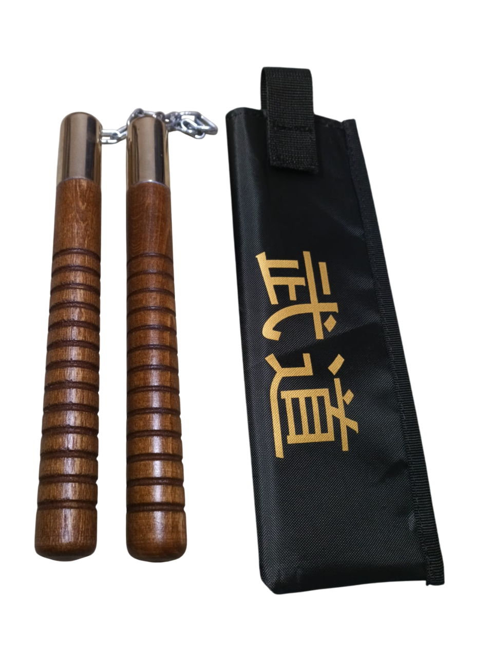 A³Store Spor Nunçhaku (Mınçıka) Yüksek Kaliteli Ahşap Nançaku, Mınçıka , Çantalı set ceviz
