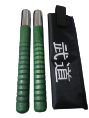 A³Store Spor Nunçhaku (Mınçıka) Yüksek Kaliteli Ahşap Nançaku, Mınçıka , Çantalı set yeşil Standart - Yeşil