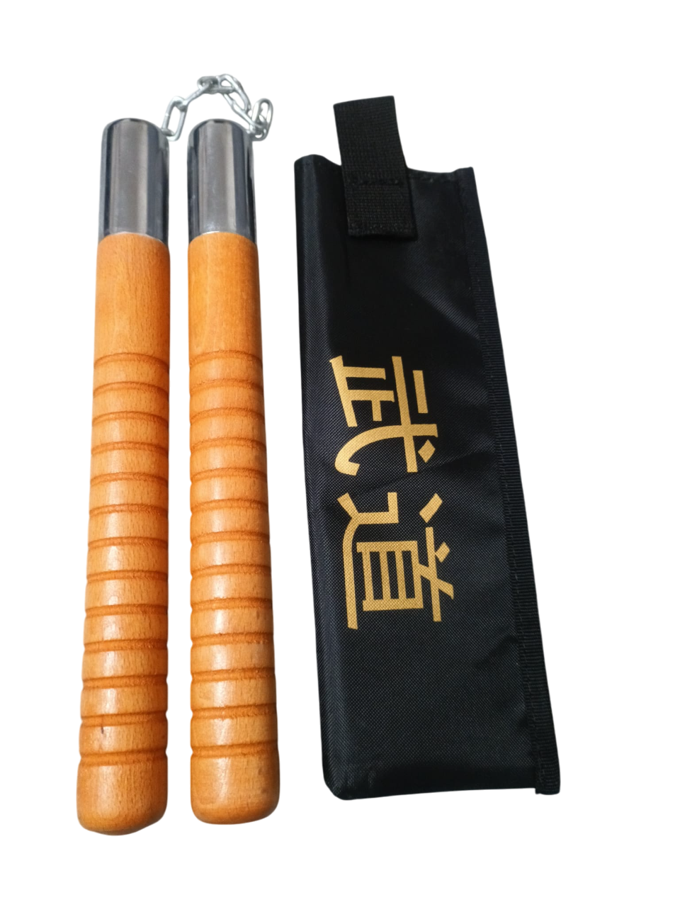 A³Store Spor Nunçhaku (Mınçıka) Yüksek Kaliteli Ahşap Nançaku, Mınçıka , Çantalı set Pino